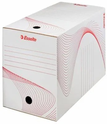 Archiválódoboz, A4, 200 mm, karton, ESSELTE Standard, fehér (E128701)