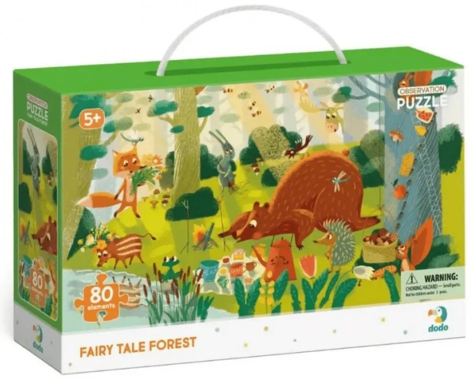 Dodo Képkereső puzzle Mesebeli erdő, 80 db