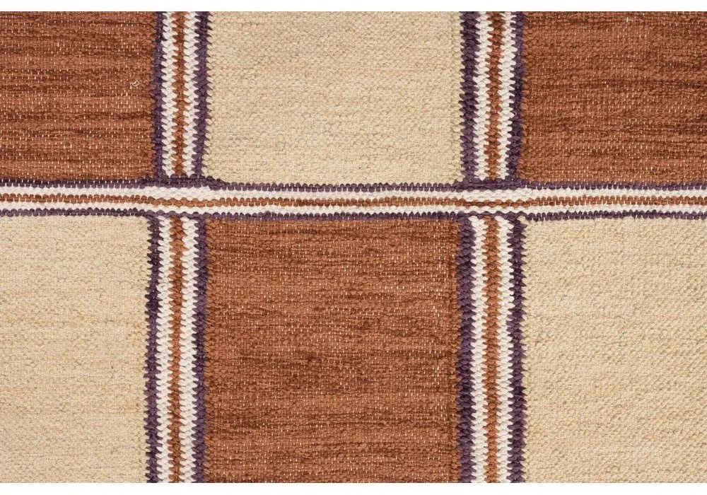 Terrakotta színű pamut szőnyeg 160x230 cm Gambit – Dutchbone