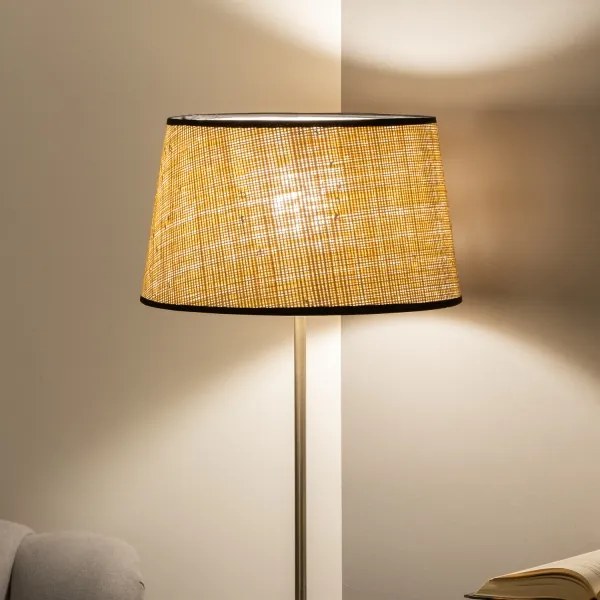 Brilagi - LED állólámpa CERIA 1xE27/40W/230V Ø 35 cm bézs/matt króm