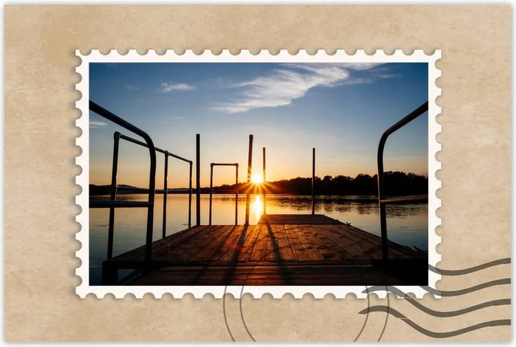 Poszterek 60x40 Naplemente híd