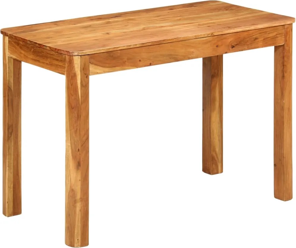 vidaXL tömör akácfa étkezőasztal 110 x 55 x 76 cm