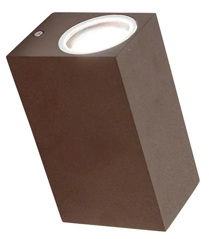 4 db-os fali lámpa készlet rozsdabarna 2-lámpás IP44 - Baleno I