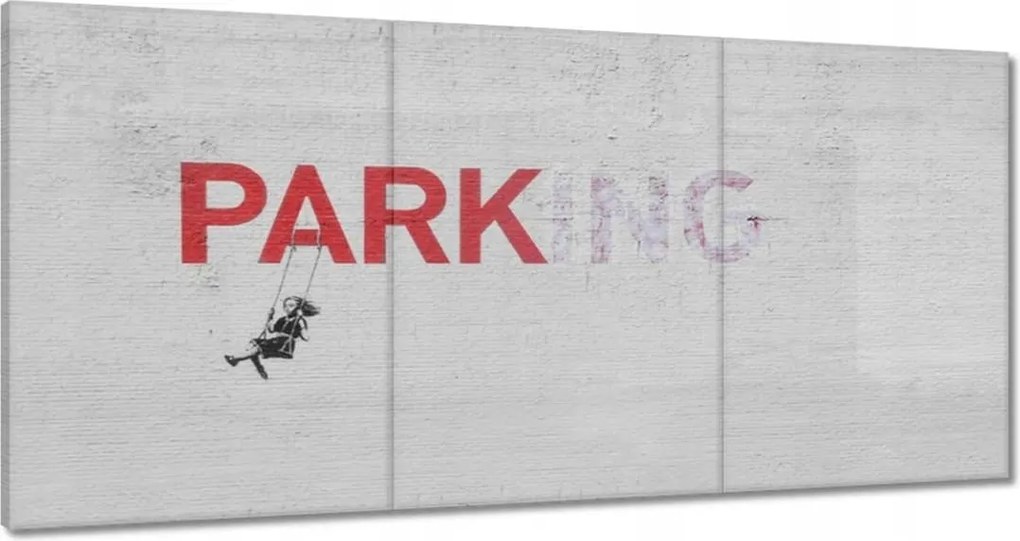 Festmények 120x60 Banksy Parkoló
