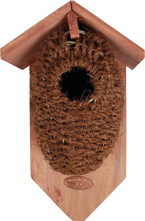 Madárház kókuszrostból