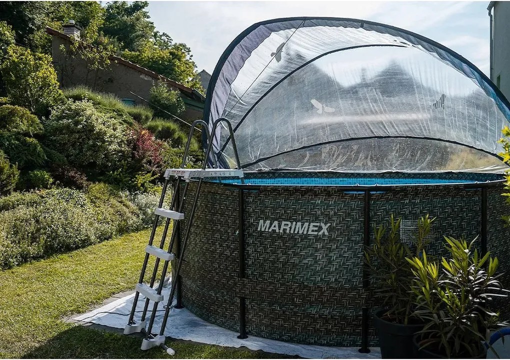 Medencekupola, Pool House Control, 366 cm, csővázas medencékhez