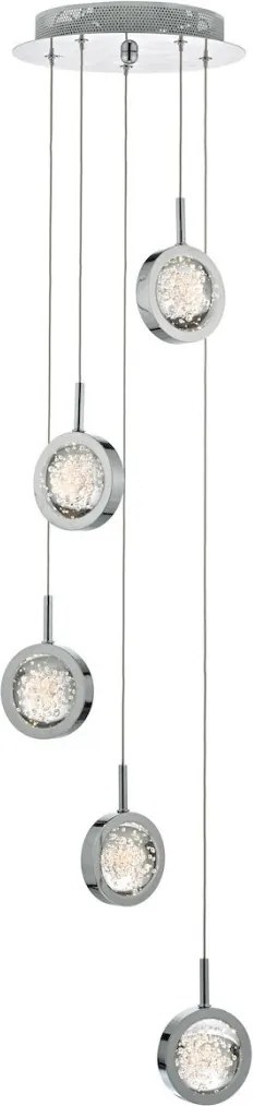 Dar Lighting LIVIA LIV0550 Függőlámpa 5x4W/LED 3000K 1247LM IP20