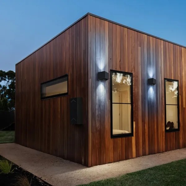 LED Napelemes fali lámpa WINGS LED/2W/1300 mAh 3,7V 6000K IP54 fekete