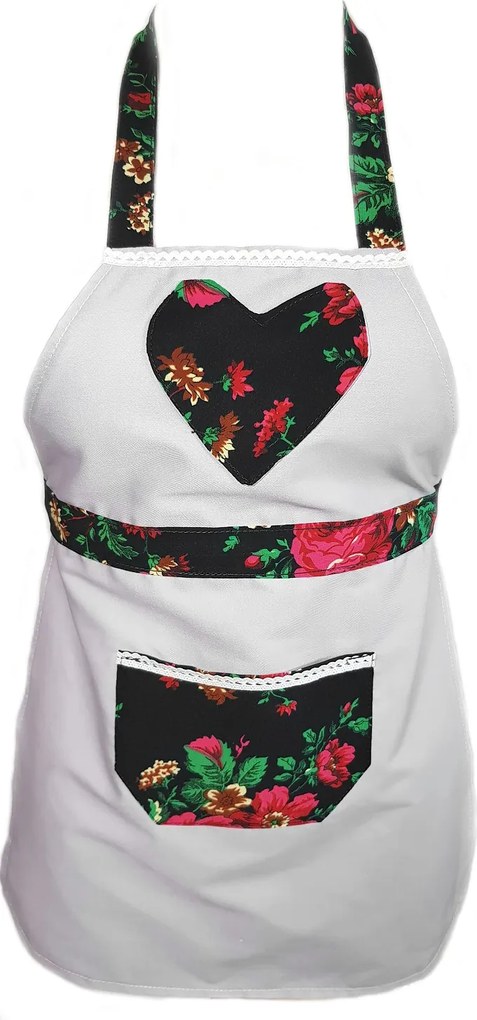 Kötény Szürke Konyha Lány Népi Minta