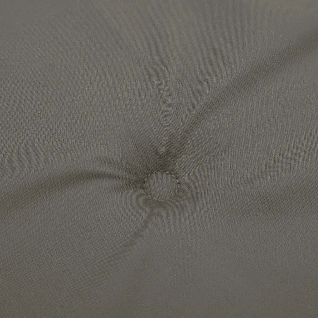 2 db melange sötétszürke szövet kerti padpárna 180 x 50 x 7 cm