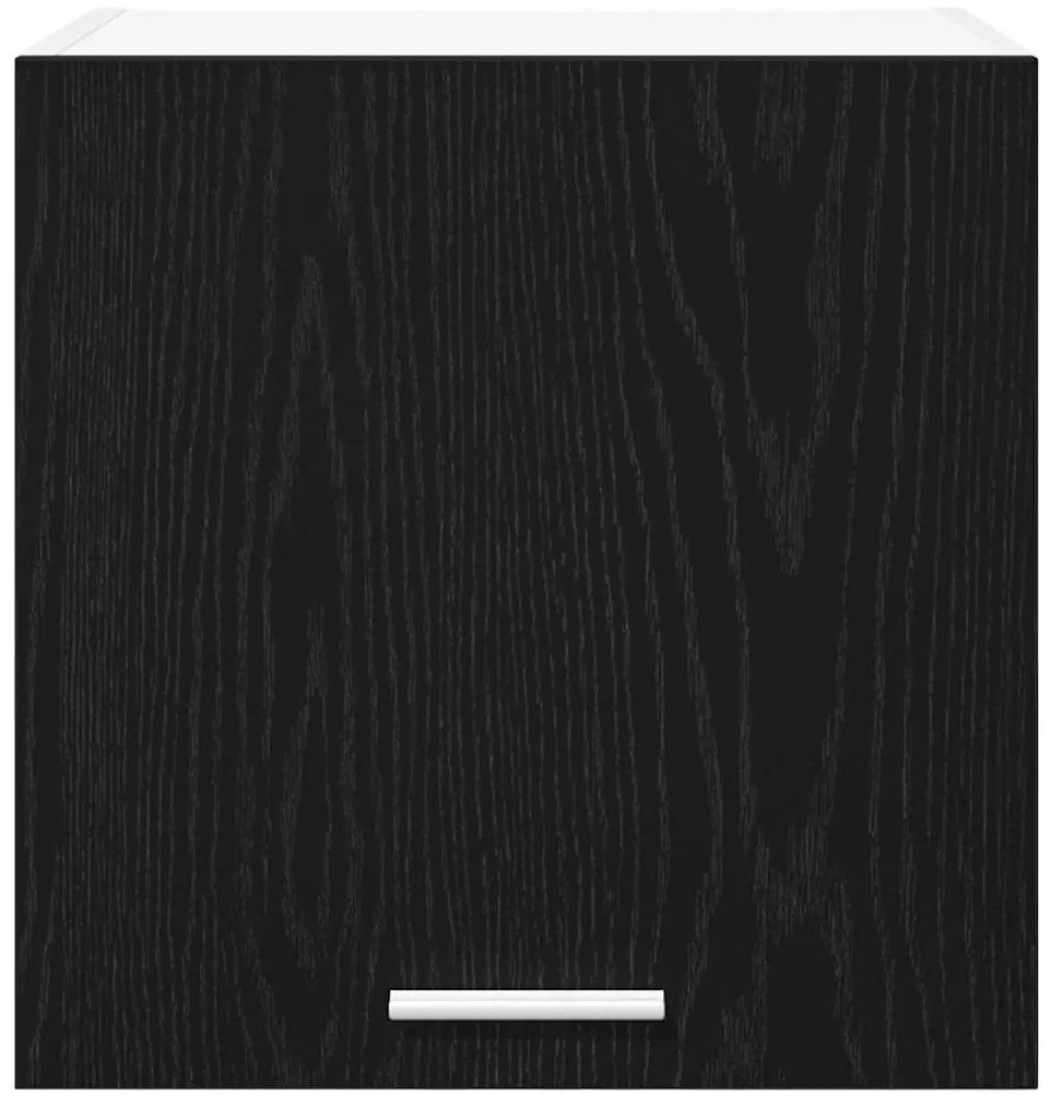 Függő szekrény Riga 2 pcs Fekete tölgy és fehér 40 x 31 x 40 cm