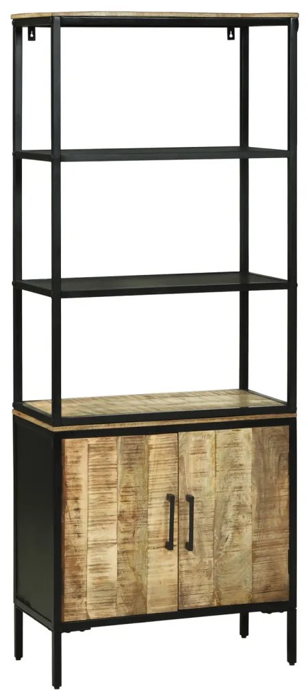 Hálószekrény 70x35x180 cm Szilárd Durva Fa Mangó