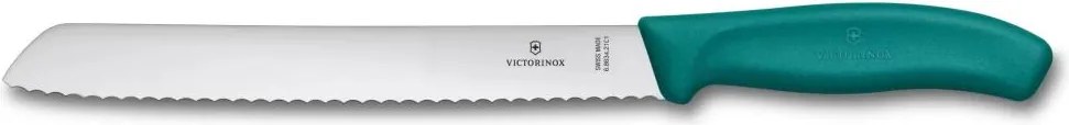 Victorinox - SWISS CLASSIC kenyérvágó kés, 21 cm-es, türkiz