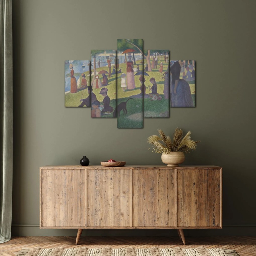 Kép - Georges Seurat, A Sunday on La Grande Jatte, reprodukciók (150x105 cm)