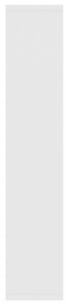 fehér tükrös szekrény LED-ekkel 91 x 15 x 76,5 cm