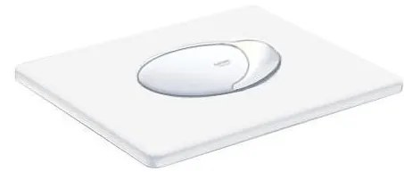 GROHE 38506SH0 - SKATE AIR öblítő nyomólap 156 × 197 mm fehér