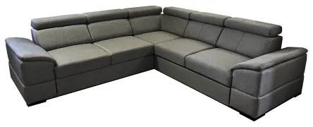 Univerzális, kihúzható sarokülőgarnitúra tárolóhellyel GRANADA sötétszürke