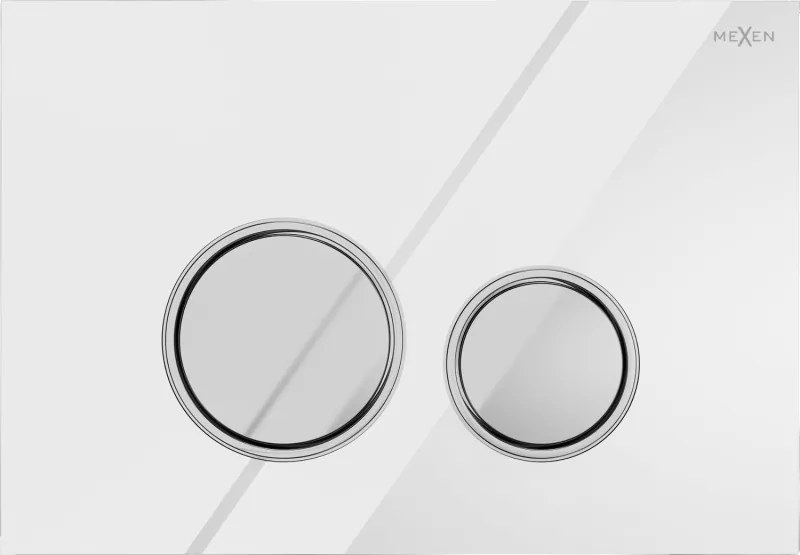 Mexen Fenix 06 öblítőgomb, fehér - 600620