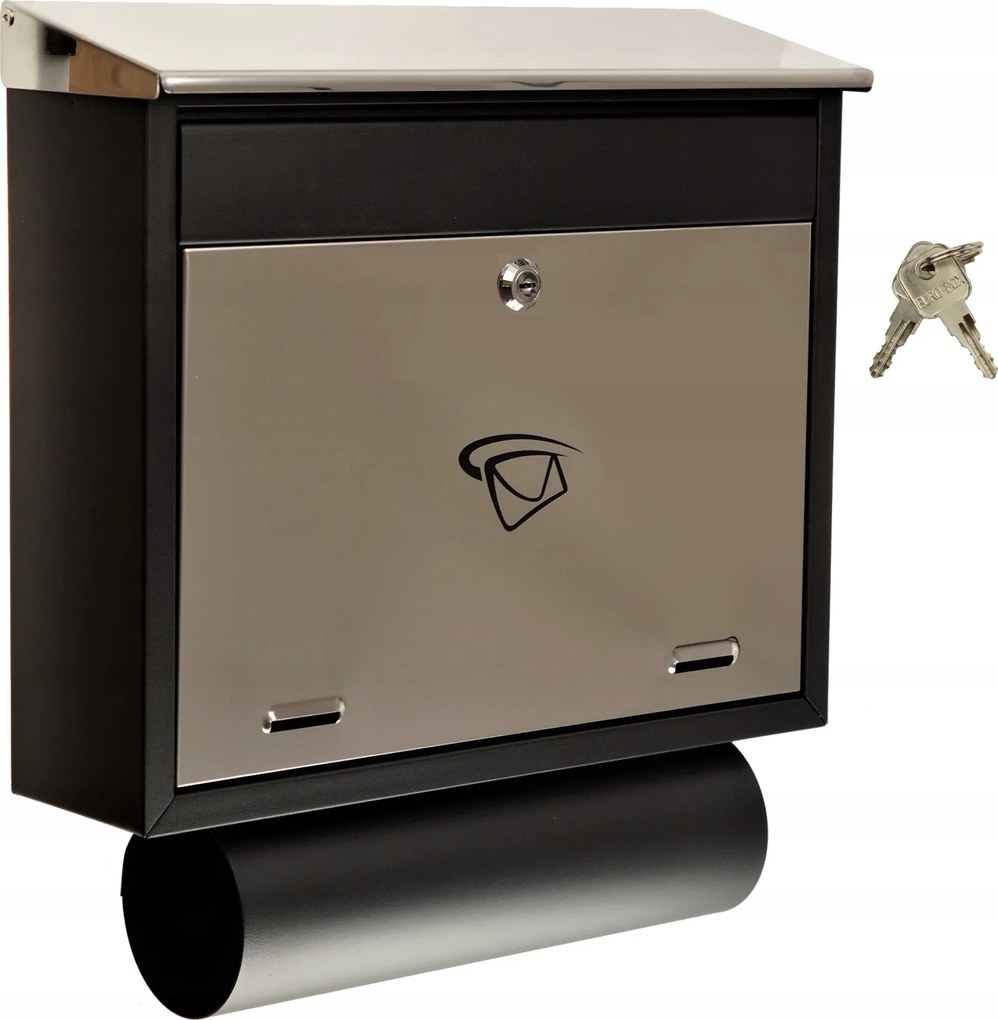 Postaláda C4 Formátum Nagy Rozsdamentes Inox