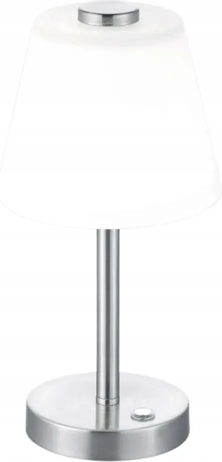 Asztali lámpa lámpaernyővel Emerald ezüst Trio