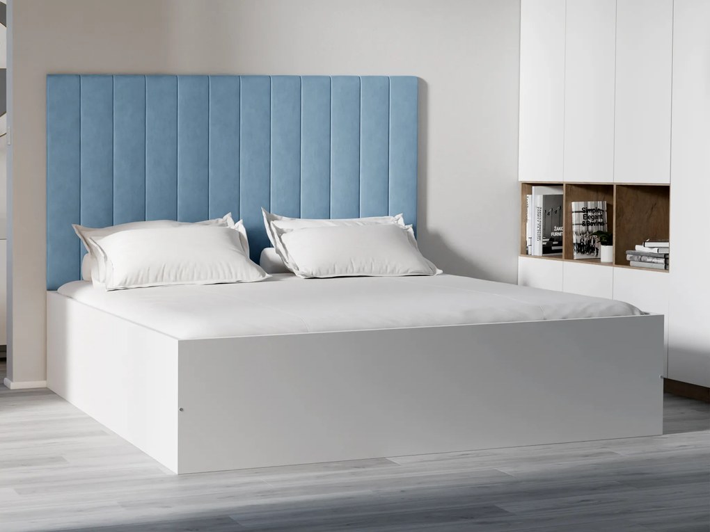 Kárpitozott fali panel FRAME KRONOS 15x90 cm Termék színe: Világoskék