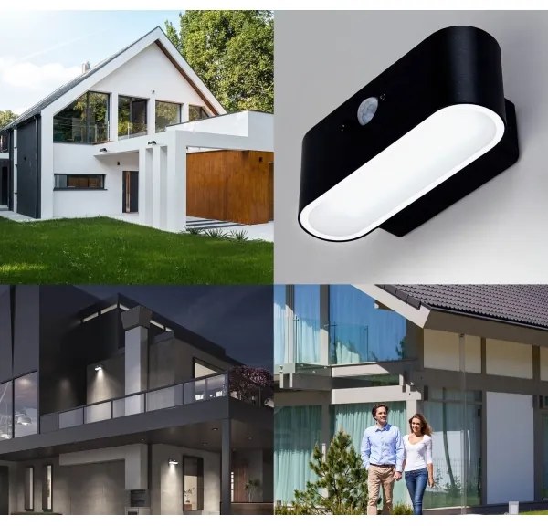 LED Szolár fali lámpa érzékelővel SOLARIS2 LED/2,5W/3,7V 4000K IP44