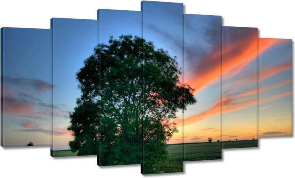 Vászonkép 140x80 Lángoló égbolt