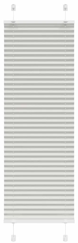 pliszírozott redőny világosszürke 40x150 cm szövetszélesség