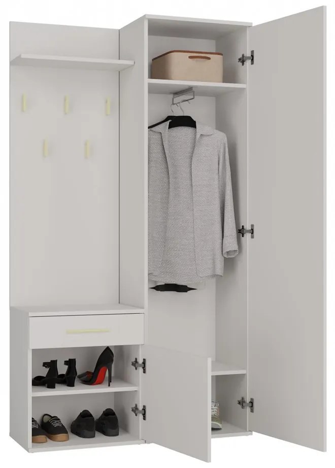 Kashar Duo előszobafal, 50x180x35 cm, kasmír