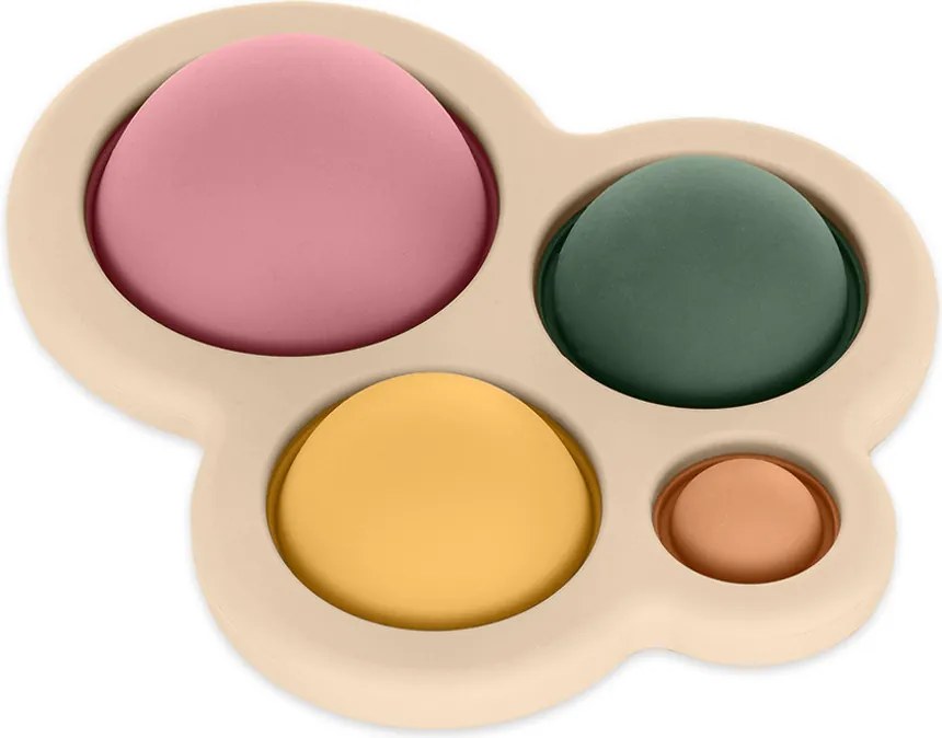 PETITE&MARS Szilikon játék Chill out Dusty Rose 6hó+