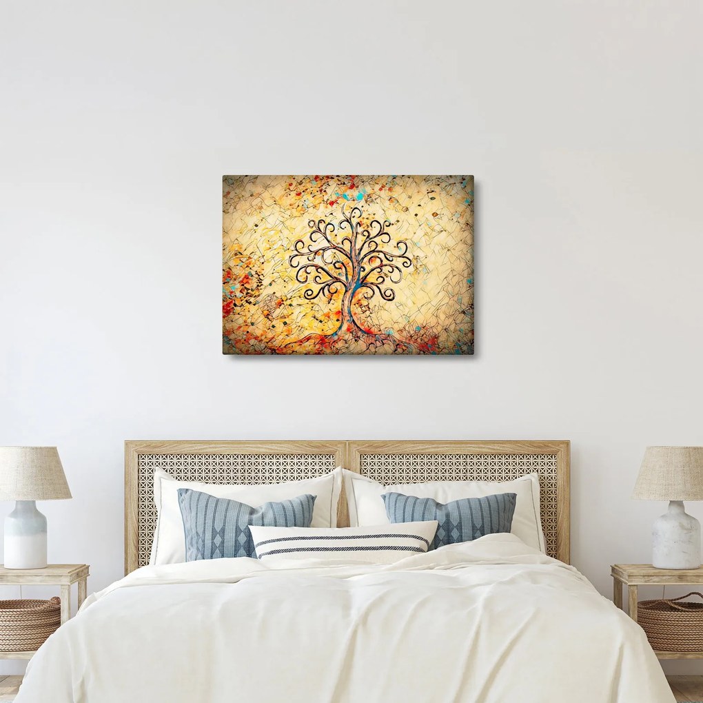 Kép - Mozaik életfa (70x50 cm)