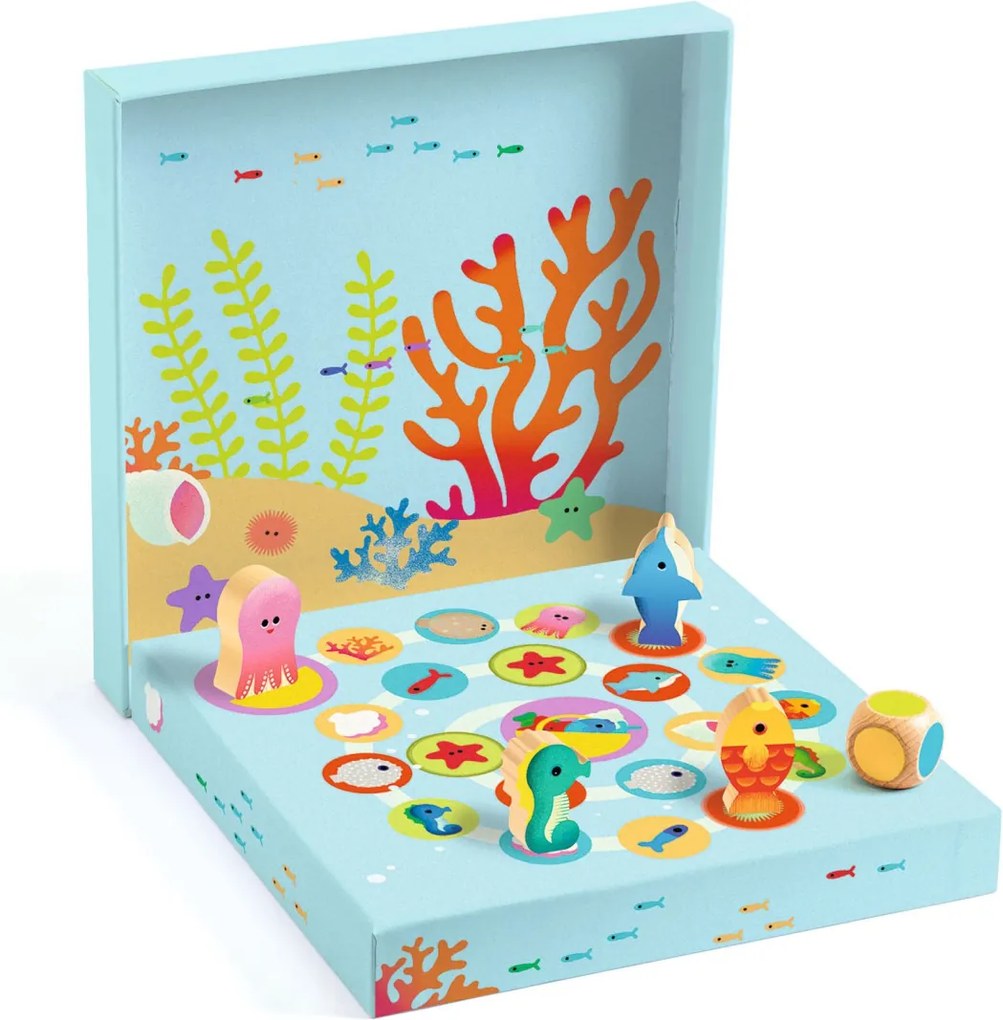 Társasjáték - Tengerben - Ludo Sea - 4 games