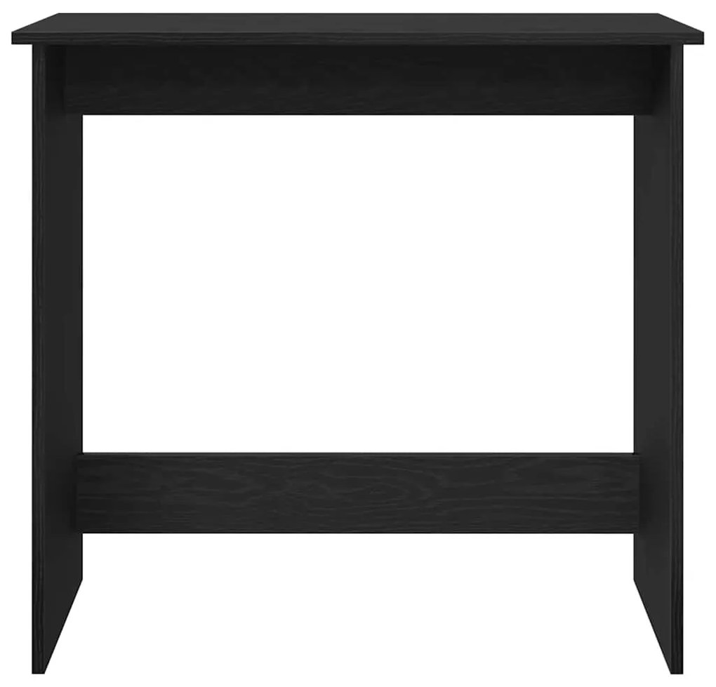 fekete forgácslap íróasztal 80 x 40 x 75 cm