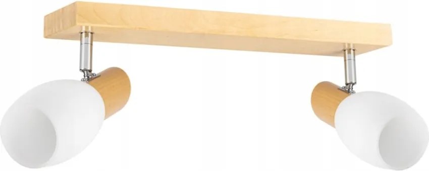 Mennyezeti Lámpa Plafon Fából Spot Sín Birk Állítható E14