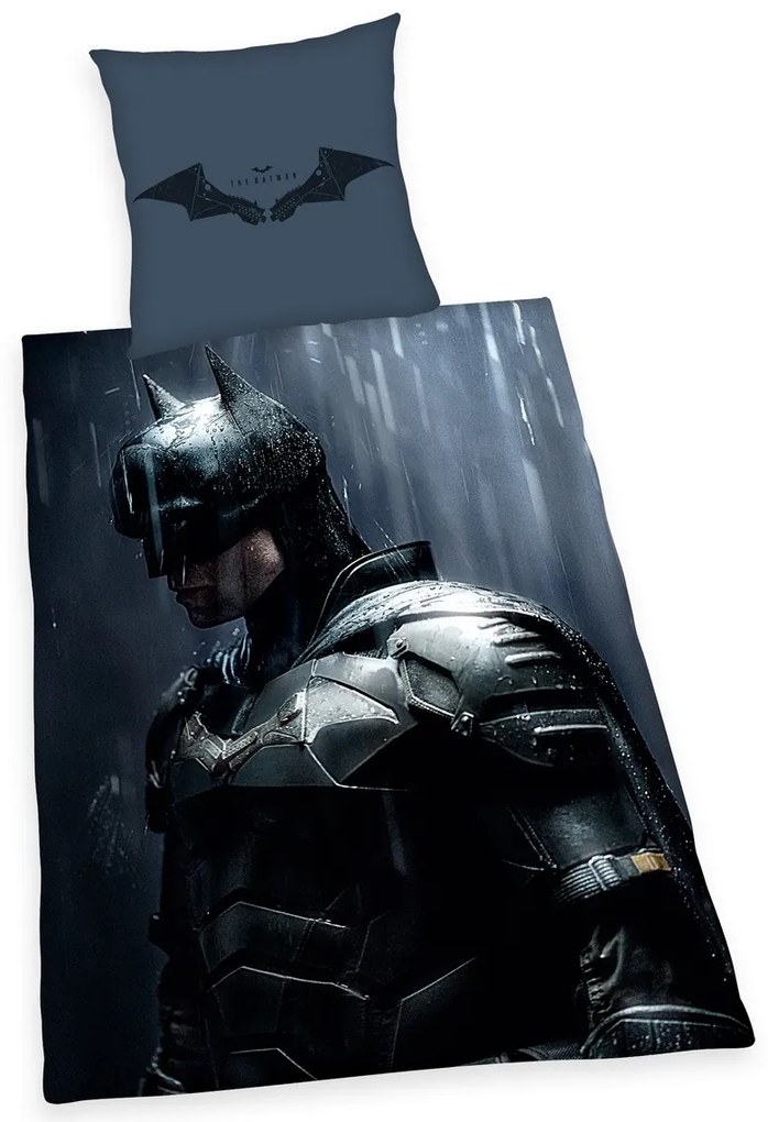 Herding Pamut ágynemű The Batman , 135 x 200 cm, 80 x 80 cm