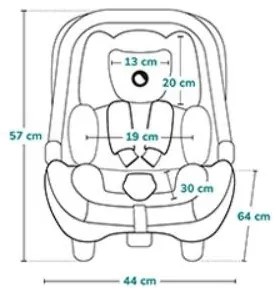 Lionelo - Autósülés ASTRID i-Size 40-87 cm bézs