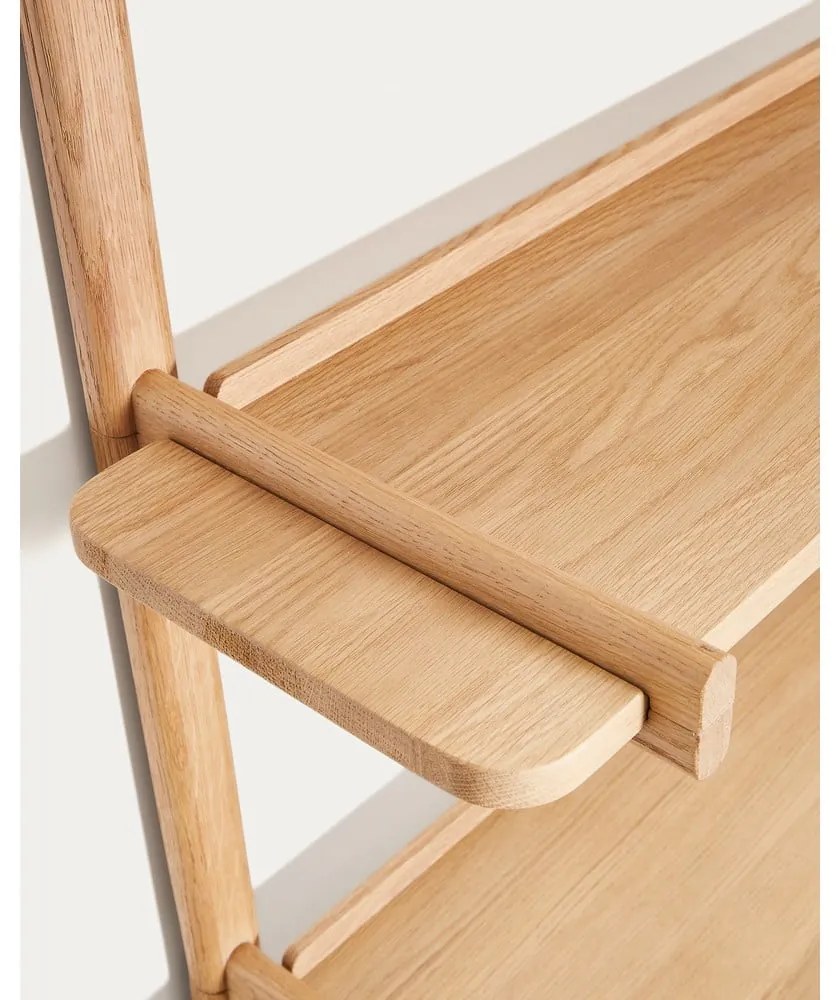 Natúr színű tölgyfa moduláris polcrendszer 90x98 cm Sitra – Kave Home