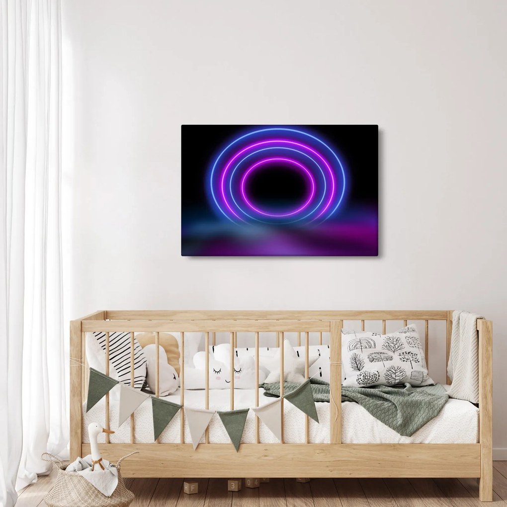 A színes körök képe (90x60 cm)