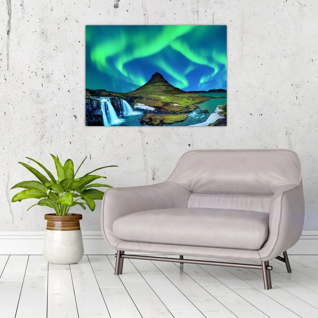 Kép - Kirkjufell, Izland (70x50 cm)