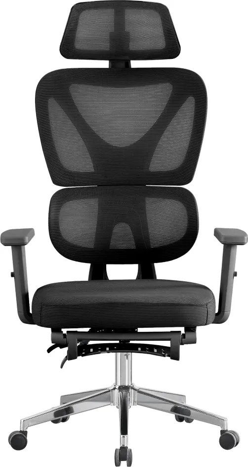 Irodai szék, fekete/króm, DEMOS