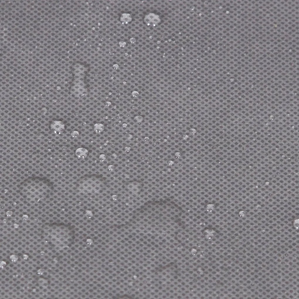 Szövet ruhatároló szekrény hordozható gardrób, szürke 110x45x175cm