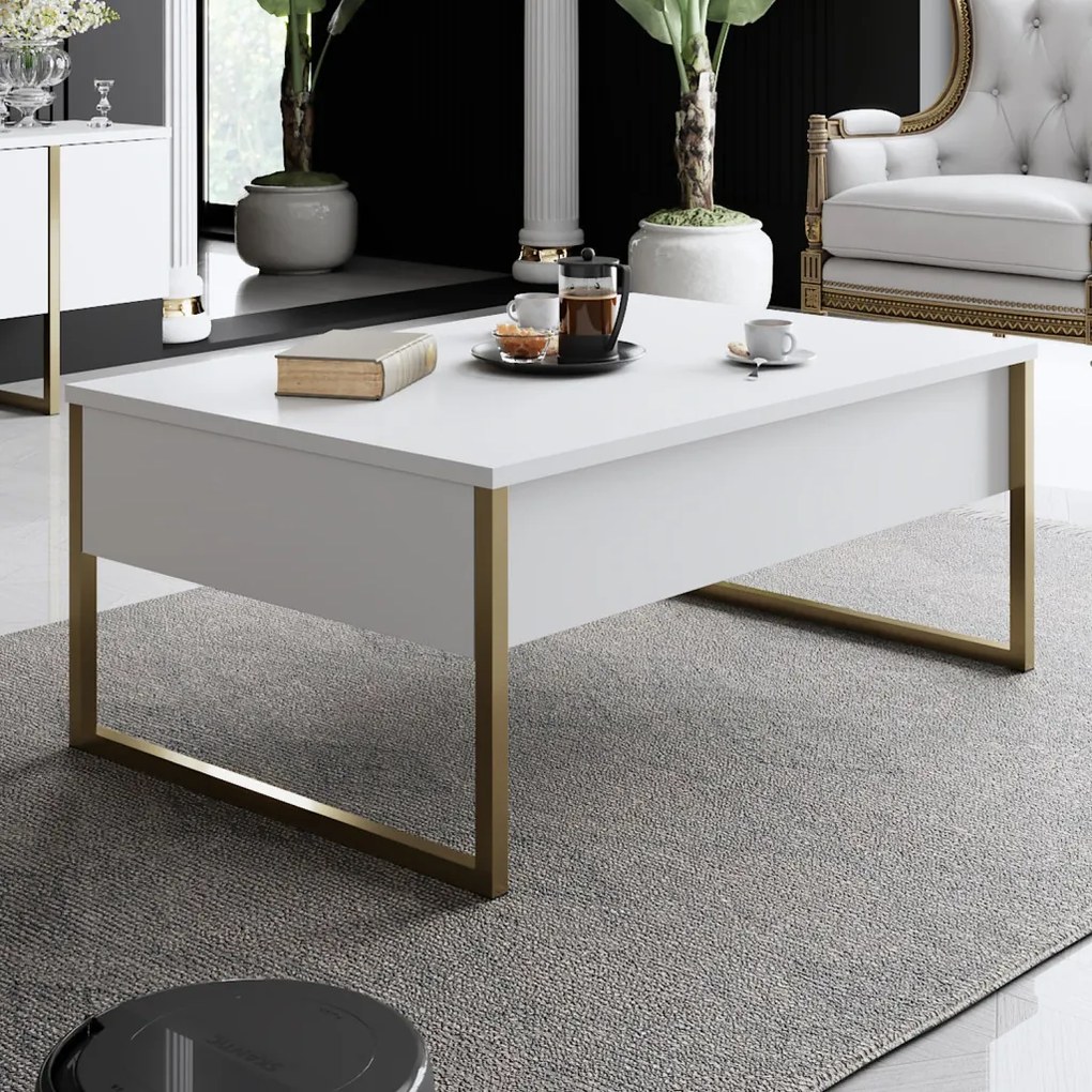 Luxe - White, Gold
