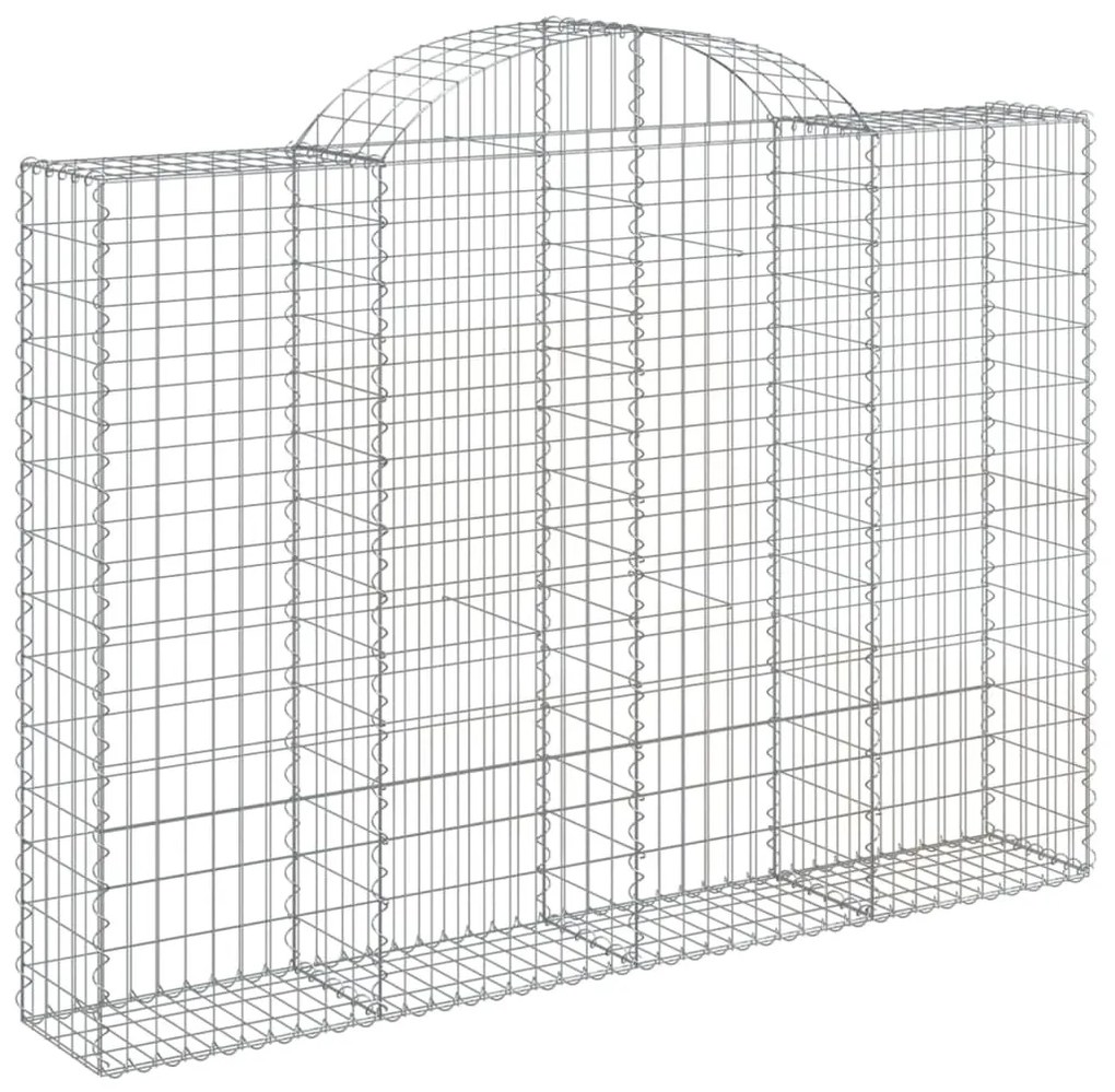 13 db íves horganyzott vas gabion kosár 200x30x140/160 cm