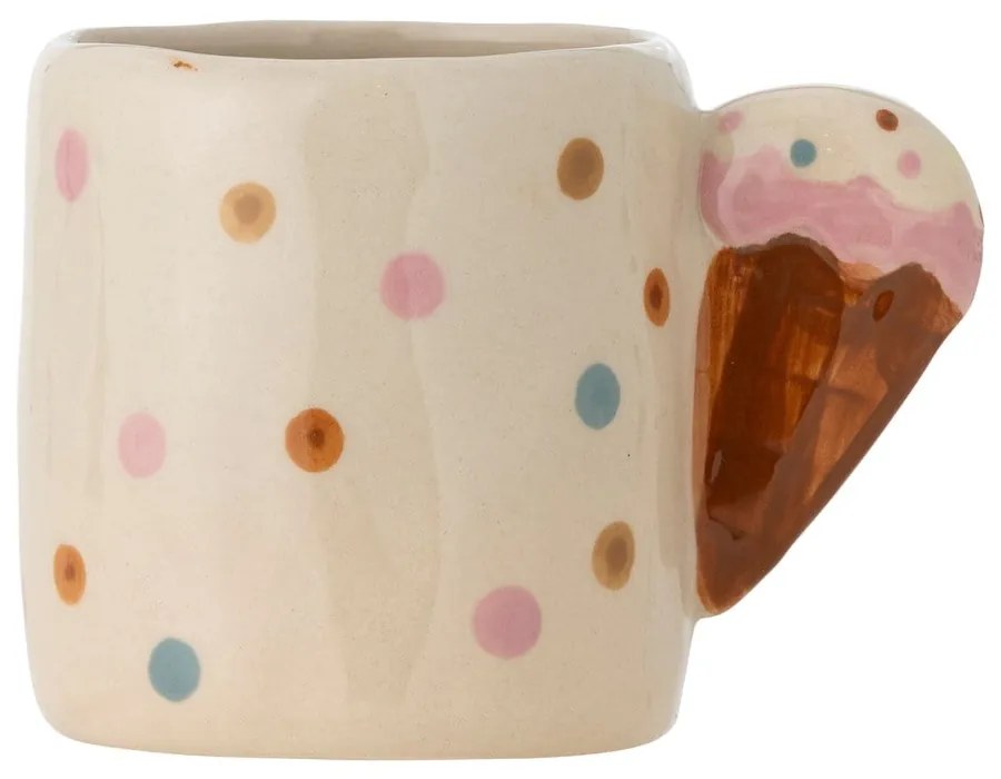 Bézs kerámia gyerek bögre 255 ml Creamy – Bloomingville Mini