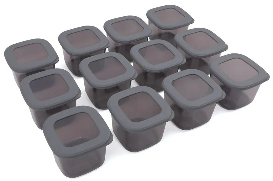 Műanyag élelmiszertartó doboz szett 12 db-os – Hermia