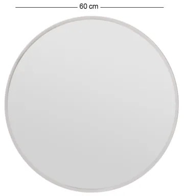 Fali tükör OZZE átm. 60 cm fehér