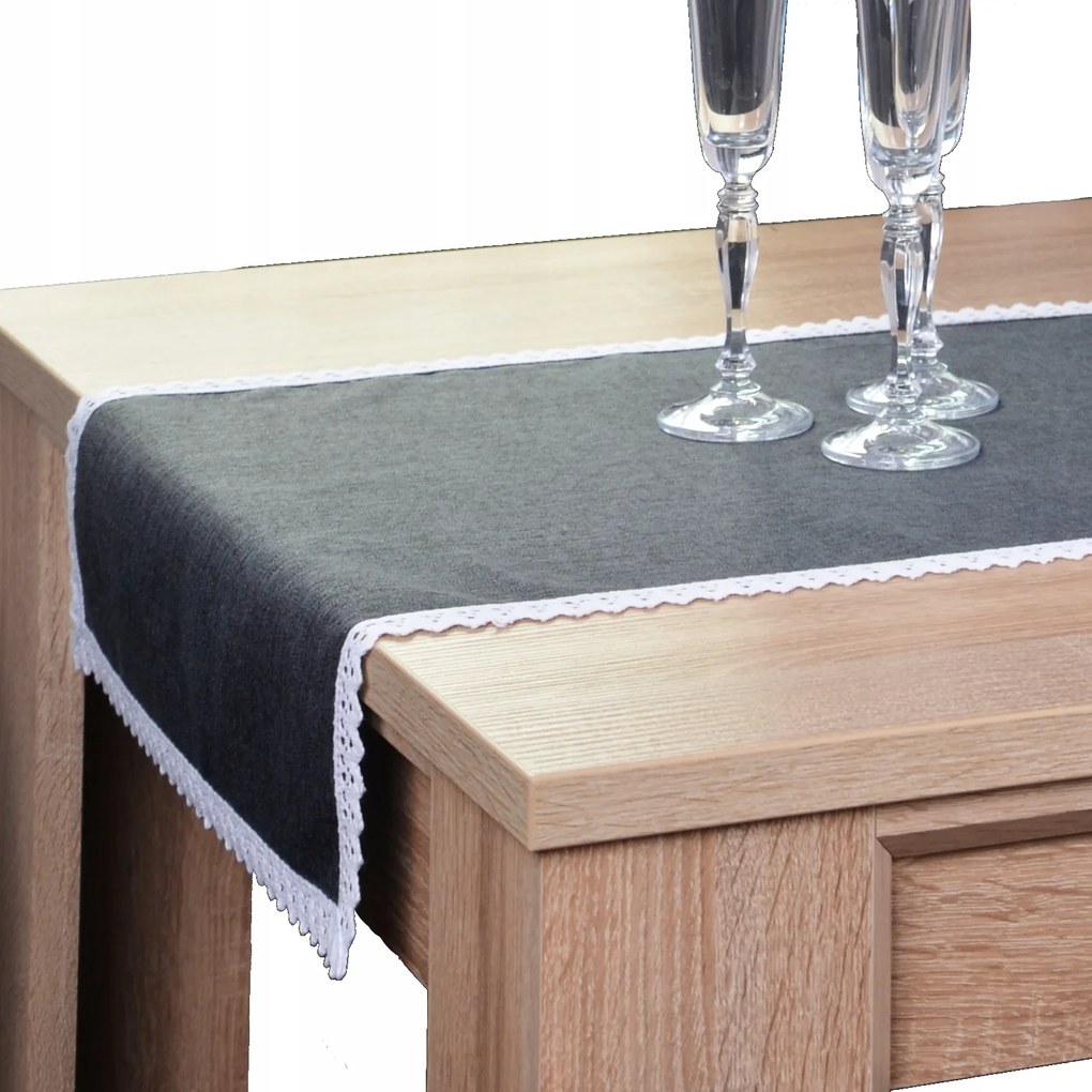 foltálló futófelület csipkével Malaga 40x160 grafi