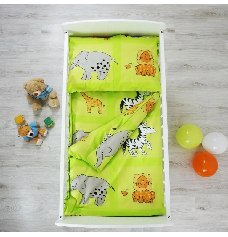 EMI Zoo gyerek ágyneműhuzat, Gyerekgarnitúra 90x130 + 45x65
