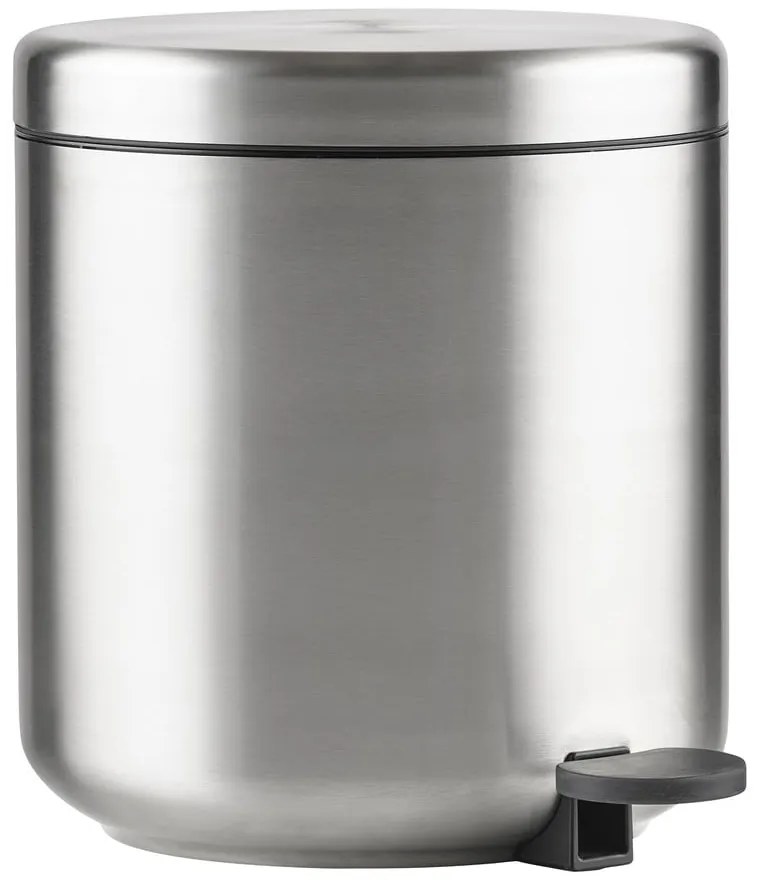 Matt ezüstszínű rozsdamentes acél pedálos szemetes 4 l Ume – Zone