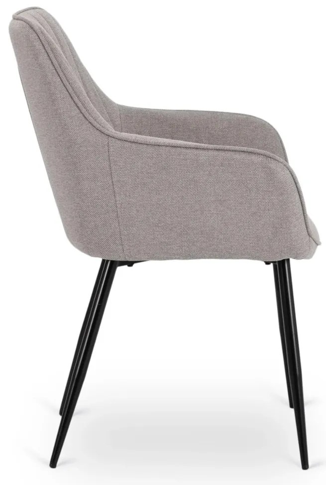 Szövet Étkezőszék Szürke Színben. MALAGA